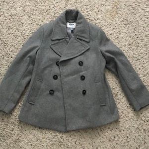 Gorgeous heather grey peacoat, never worn
